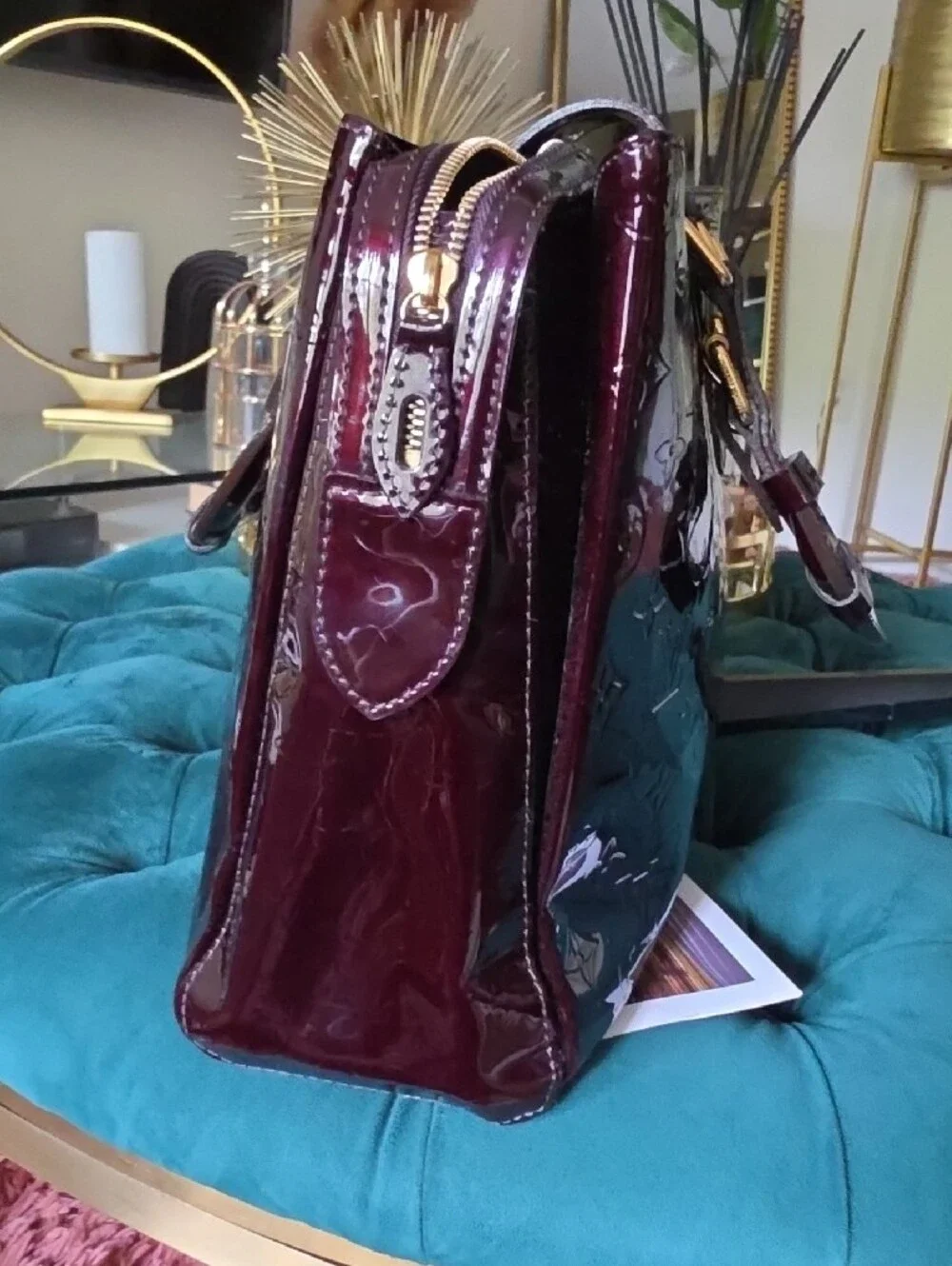 Louis Vuitton Vernis Amarante Vernis Melrose Avenue Bag